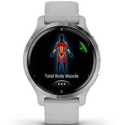 Умные часы Garmin VENU 2S, серебристый (010-02429-12) - фото 4