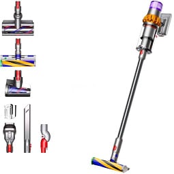 Пылесос Dyson V12 Detect Slim Absolute (SV30) EU, yellow/nickel - фото 4