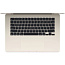 15.3" Ноутбук Apple MacBook Air 15 2025 2880x1864, Apple M4, RAM 16 ГБ, SSD 256 ГБ, 10C CPU/10C GPU, macOS, Starlight (MW1J3) - фото 8