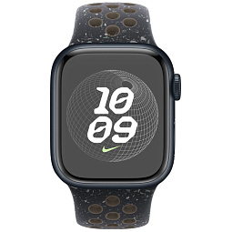 Apple Watch Nike Series 9 GPS 41mm Aluminum Case with Midnight Sky Nike Sport Band S/M, (Полуночное небо), MUUN3 - фото 2