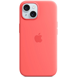 Чехол-накладка iPhone 15 Silicone Case with MagSafe - Guava (MT0V3) - фото 1
