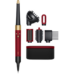 Фен-стайлер Dyson HS08 Airwrap ID Complete Long Diffuse (Curly+Coily), Red Velvet/Gold (Красный бархат/золото) EU - фото 1