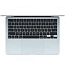 13.6" Ноутбук Apple MacBook Air 13 2025 2560x1664, Apple M4, RAM 16 ГБ, SSD 256 ГБ, 10C CPU/8C GPU, macOS, Sky Blue (Z1H70002T) - фото 8
