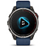Умные часы Garmin Quatix 8 47mm AMOLED Sapphire, титановые с синим ремешком, (010-02904-51) - фото 21