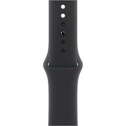 Apple Watch Series 10 42mm GPS Aluminum Case with Sport Band M/L, Jet Black/Black (MWWF3LW/A) - фото 3