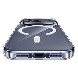 Чехол-накладка Hoco AS4 для iPhone 17 Pro Max 6.9 силиконовая прозрачная с MagSafe - фото 5