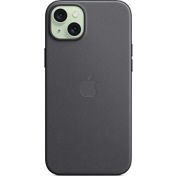 Чехол-накладка iPhone 15 Plus FineWoven Case with MagSafe - Black (MT423) - фото 4
