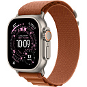 Apple Watch Ultra 3 (2025) 49mm Natural Titanium Case with Terra Cotta Alpine Loop