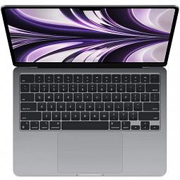 13.6" Ноутбук Apple MacBook Air 13 2022 2560x1664, Apple M2, RAM 8 ГБ, LPDDR5, SSD 256 ГБ, Apple graphics 8-core, macOS, Z15S000NB, серый космос, RU - фото 3
