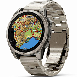 Умные часы Garmin FENIX 8 47mm Amoled Sapphire Titanium Graphite (010-02904-40) - фото 11