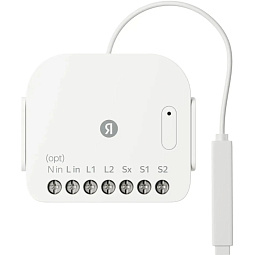 Умное реле Яндекс с Zigbee,  двухканальное, YNDX-00538 - фото 1