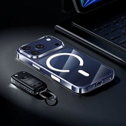 Чехол-накладка Hoco AS4 для iPhone 17 Pro Max 6.9 силиконовая прозрачная с MagSafe - фото 6