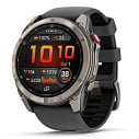 Умные часы Garmin FENIX 8 Pro 51mm Amoled Sapphire Titanium with Graphite/Black Silicone Band (010-03199-11)