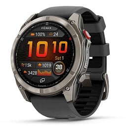 Умные часы Garmin FENIX 8 Pro 51mm Amoled Sapphire Titanium with Graphite/Black Silicone Band (010-03199-11) - фото 1