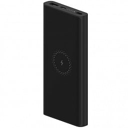 Внешний аккумулятор Xiaomi Mi Wireless Power Bank 10000mAh (WPB15PDZM), черный - фото 2