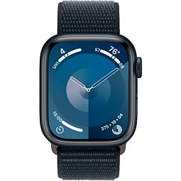 Apple Watch Series 9 GPS 41mm Aluminum Case with Sport Loop, Midnight (Тёмная ночь), MR8Y3LW/A - фото 2