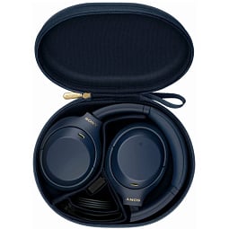 Беспроводные наушники Sony WH-1000XM4, темно-синие - фото 5