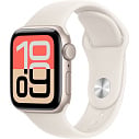 Фото Apple Watch SE 3 2025 40mm Aluminium Case with Sport Band M/L, Starlight/Starlight, MEH54LW/A