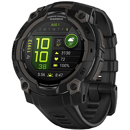 Умные часы Garmin INSTINCT 3 45 mm AMOLED, Black (010-02936-00) - фото 1