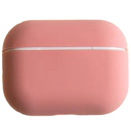 Чехол силиконовый для AirPods Pro 2 ультра-тонкий розовый - фото 2