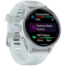 Умные часы Garmin Forerunner 570 42mm Cloud Blue Aluminum with Translucent Whitestone/Cloud Blue Band (010-02970-01) - фото 3