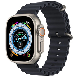Apple Watch Ultra GPS + Cellular 49mm Titanium Midnight Ocean Band (4QET3LW/A) Официально Восстановленные - фото 1