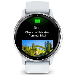 Умные часы Garmin VENU 3, белые с серебристым безелем (010-02784-00) - фото 6