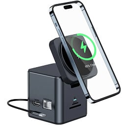 HUB COTECi BS-002 + 8 in 1 Multi-Functional Docking Station, черный - фото 2