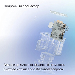 Умная колонка Яндекс Станция Миди, Черный RU - фото 7