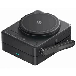 Беспроводное зарядное устройство Baseus PicoGo AF21 3-в-1 Qi 2.2 Wireless Charger 35W (E02054), черный - фото 4