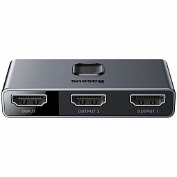 Адаптер Baseus Matrix HDMI Splitter (CAHUB-BC0G) Серый - фото 1