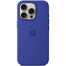 Чехол-накладка iPhone 16 Pro Silicone Case with MagSafe - Ultramarine - фото 2