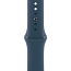 Apple Watch Series 9 GPS 41mm Aluminum Case with Sport Band M/L, Silver/Storm Blue (Серебристый/Штормовой синий), MR913 - фото 8