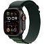 Apple Watch Ultra 2 (2024) 49mm Black Titanium Case with Dark Green Alpine Loop L, MX4T3LW/A - фото 4