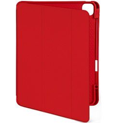 Чехол книжка Smart Case для iPad Pro 13 (2024) Красный с отделением для Pencil - фото 2