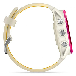 Умные часы Garmin Forerunner 570 42mm Raspberry Aluminum with Translucent Bone/Mango Band (010-02970-02) - фото 4