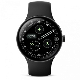 Умные часы Google Pixel Watch 4 41mm Wi-Fi Matte Black Aluminum Case/Obsidian Active Band - фото 2