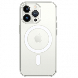 Чехол-накладка Hoco для iPhone 14 Pro 6.1 силиконовая прозрачная с MagSafe - фото 1