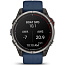 Умные часы Garmin Quatix 8 47mm AMOLED Sapphire, титановые с синим ремешком, (010-02904-51) - фото 16
