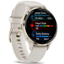 Умные часы Garmin VENU 3S, слоновая кость с золотистым безелем (010-02785-54) - фото 5