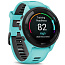 Умные часы Garmin Forerunner 265, с черным безелем и силиконовым бирюзовым ремешком (010-02810-12) - фото 11