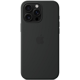 Чехол-накладка iPhone 16 Pro Max Silicone Case with MagSafe - Black (MYYT3) - фото 4