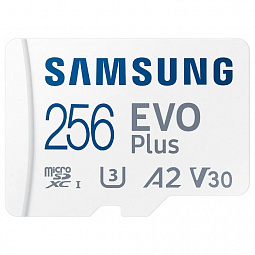 Карта памяти microSDXC Samsung EVO Plus 256 ГБ (A2 V30 4K) - фото 2