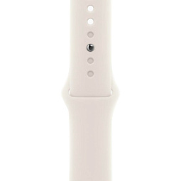 Apple Watch Series 11 46mm GPS Aluminum Case with Sport Band M/L, Silver/Starlight, MEWC4 - фото 3