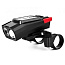 Велокомпьютер Bike Computer 3 in 1 double led lidht+bicycle tail light, красный - фото 6