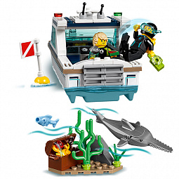 Конструктор LEGO City 60221 Яхта для дайвинга - фото 3