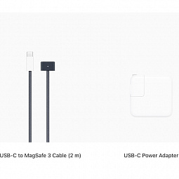 13.6" Ноутбук Apple MacBook Air 2022 (MLY33) 2560x1664, Apple M2, SSD 256 ГБ, Apple graphics 8-core, полуночный черный (Midnight) - фото 6