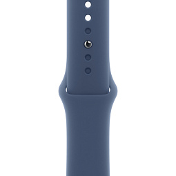 Apple Watch SE 2024 GPS 44mm Aluminum Case with Sport Band M/L, Silver/Denim (Серебристый/синий), MXER3 - фото 3