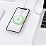 Беспроводное зарядное устройство MagSafe COTECi CS5702 MagSafe Charger с Кабелем Type-C, 15W, silver - фото 10