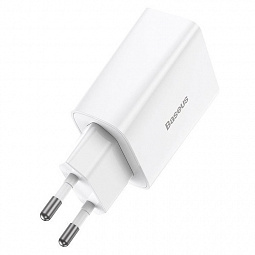 Сетевое зарядное устройство Baseus Speed Mini QC Quick Charger 1C 20W EU White (CCFS-SN02) - фото 2